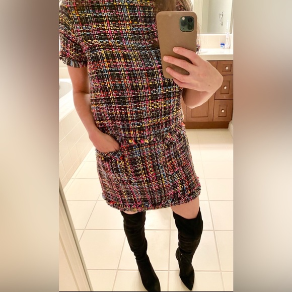Zara tweed skirt and top set. Great deal! worn once. - Picture 1 of 6